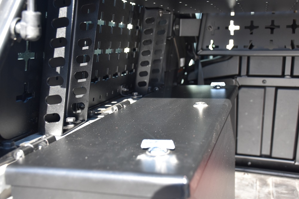 Polaris Xpedetion ADV Rear Cargo Side Mounted Storage Security